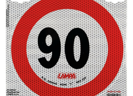 LAMPA SEGNALE ADESIVO OMOLOGATO D.MM 200 LIMITE DI VELOCITA