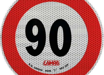 LAMPA SEGNALE ADESIVO OMOLOGATO D.MM 200 LIMITE DI VELOCITA