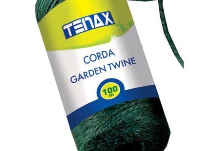 TENAX SPAGO IN JUTA NATURALE COLORE VERDE CONF.DA MT100