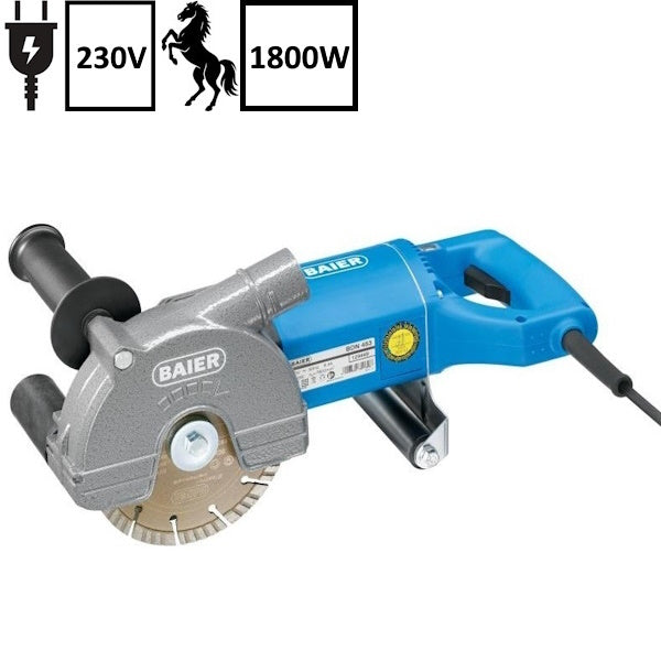 BAIER SCANALATORE BDN 453/2 CON 2 DISCHI GOLD II D.MM150 POTENZA 1800W