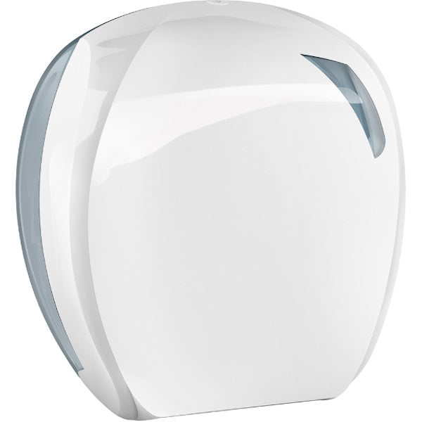 DISPENSER DISTRIBUTORE PER CARTA IGIENICA JUMBO BIANCO