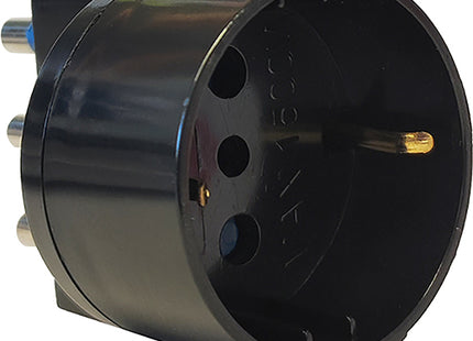 FAEG ADATTATORE CON SPINA 2P+T PRESA SCHUKO 2P+T 250V