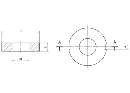 KONFIT GUARNIZIONE ART. AG45 PER ATTACCHI A BAIONETTA