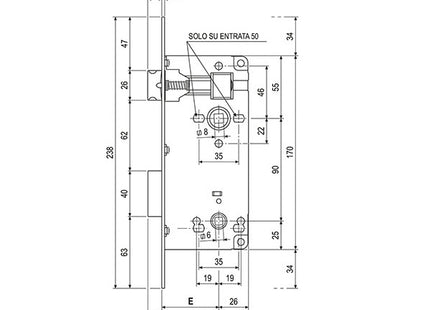 AGB SERRATURA GRANDE WC ART.00595