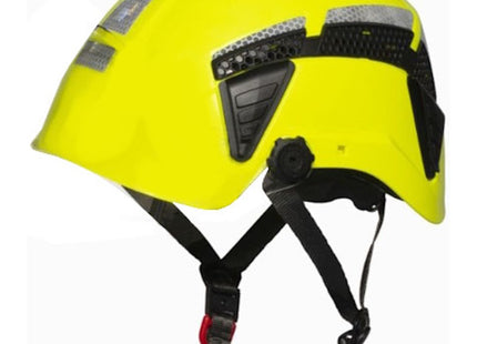 AKROBAT ELMETTO TEXEL PLUS PER LAVORI IN QUOTA COLORE GIALLO FLUO EN 397