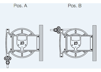 FAICOM AVVOLGITUBO ACQUA MOD. AL CON TUBO DA 3/8" MT20 250BAR