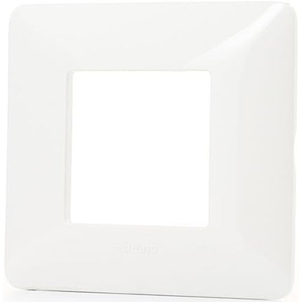 BTICINO MATIX PLACCA 2 POSTI COLORE BIANCO