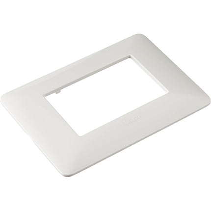 BTICINO MATIX PLACCA 3 POSTI COLORE BIANCO