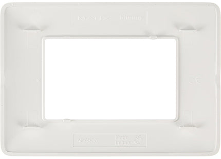 BTICINO MATIX PLACCA 3 POSTI COLORE BIANCO