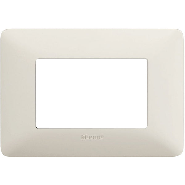 BTICINO MATIX PLACCA 3 POSTI COLORE CENERE