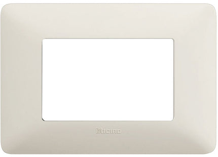 BTICINO MATIX PLACCA 3 POSTI COLORE CENERE