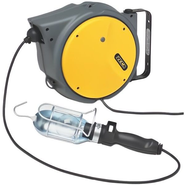 ZECA AVVOLGICAVO CON CAVO DA MT15,5 E PORTALAMPADA T306 230V