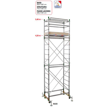 FACAL TRABATTELLO ALUMITO MAXI H.CM540