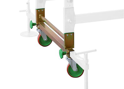 FACAL TESTATA DI BASE CON RUOTE PER TRABATTELLO ALUMITO