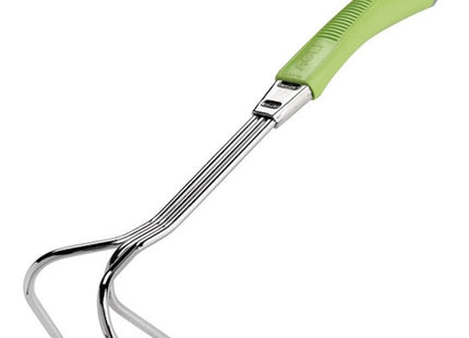 AGEF RAGNO POLICLICK A 3 DENTI ACCIAIO CROMATO MANICO IN COPOLIMERO*