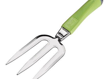 AGEF FORCHETTA POLICLICK 3 DENTI ACCIAIO CROMATO MANICO IN COPOLIMERO