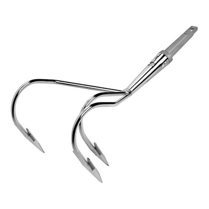 AGEF COLTIVATORE 3 DENTI IN ACCIAIO CROMATO PER MANICO POLICLICK