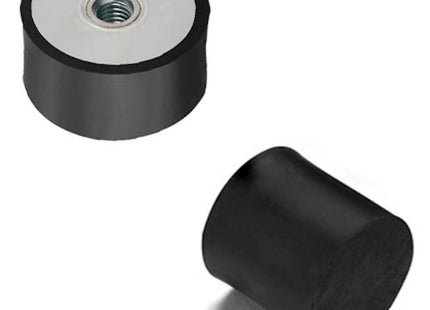 ANTIVIBRANTE IN GOMMA CILINDRICO PIENO/FEMMINA