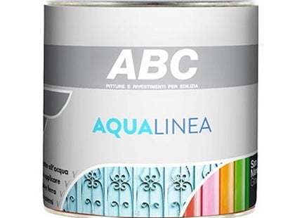 ABC PITTURA AQUALINEA SMALTO ALL'ACQUA SETA ROSSO OSSIDO BASE LT 1*