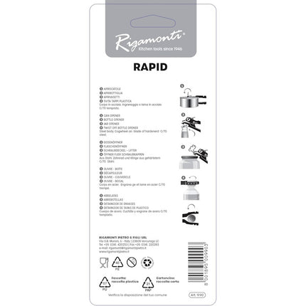 RIGAMONTI APRISCATOLE RAPID ART.9.90