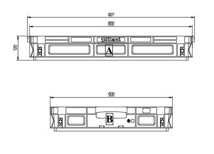 IMILANI CASSETTA IN PLASTICA ATHENA COLORE GRIGIO