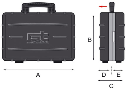 GT LINE VALIGIA PORTAUTENSILI IN POLIPROPILENE MM465X352X215
