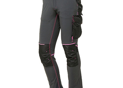 U-POWER PANTALONE IN TESSUTO ATOM LADY COLORE GREY FUCSIA TG.XL