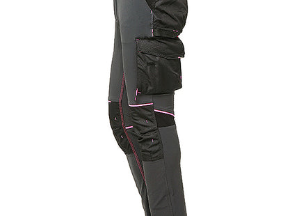 U-POWER PANTALONE IN TESSUTO ATOM LADY COLORE GREY FUCSIA TG.XL