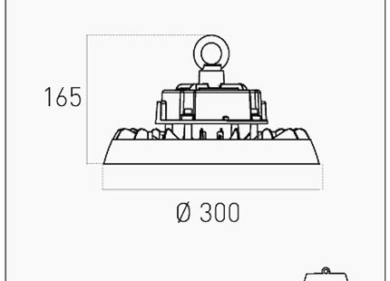 CENTURY SOSPENSIONE INDUSTRIALE LED MOD. ATLAS MULTILIGHT 200W 230V