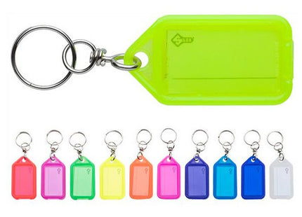 SILCA TARGHETTA SEGNANOME MEDIA IN PLASTICA RIGIDA COLORATA CON GIVOLARE