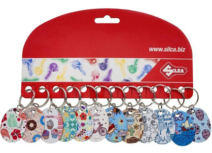 SILCA PORTACHIAVI A MEDAGLIA MODELLO FANTASIA