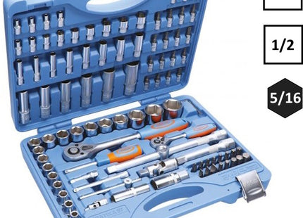 ABC TOOLS ASSORTIMENTO CHIAVI A BUSSOLA DA 5/16" - 1/4" - 1/2" DA PZ97