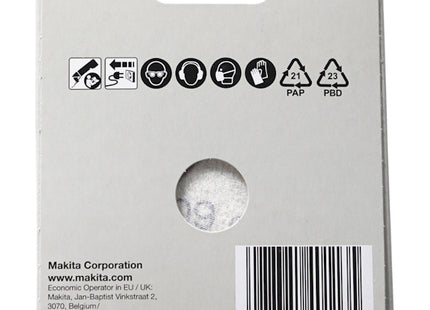 MAKITA CARTA ABRASIVA A DELTA WHITE DA 94 MM ASSORTITA IN CONF.DA PZ10