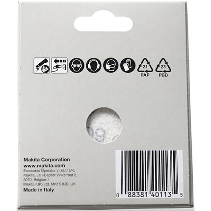 MAKITA CARTA ABRASIVA A DELTA WHITE DA 94 MM ASSORTITA IN CONF.DA PZ10
