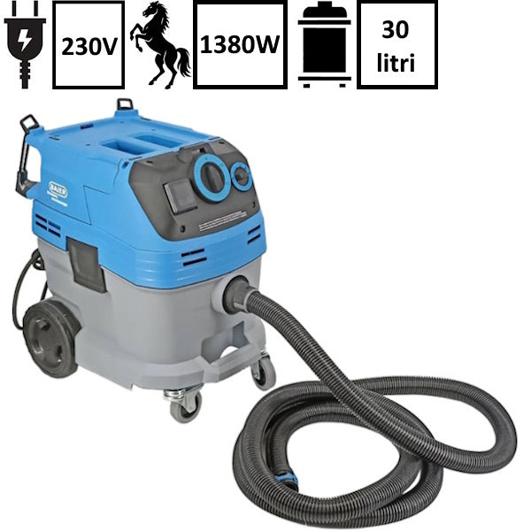 BAIER ASPIRATORE SPECIALE BSS 606 L PER POLVERI E LIQUIDI 1380W