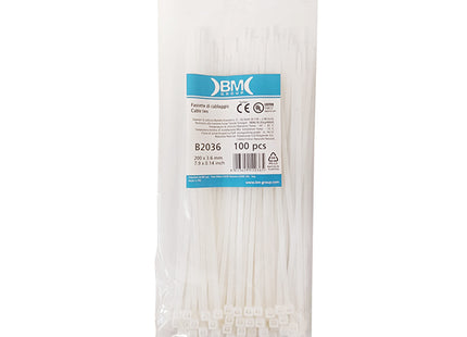 BETA  1748-BV2 FASCETTE DI CABLAGGIO IN NYLON NATURALE PZ100