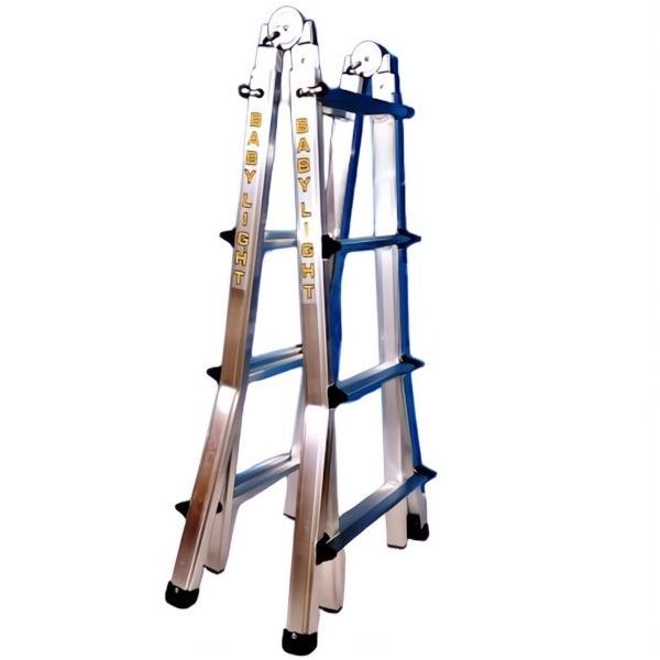 VIGNA SCALA TELESCOPICA BABY LIGHT GRADINI 4+4 H.CM98-CM374