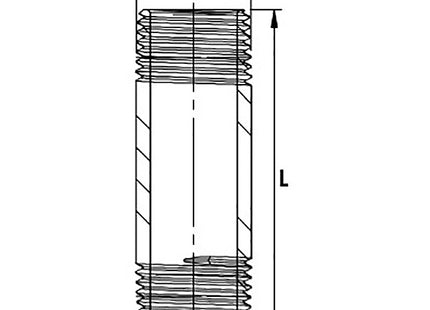 GT COMIS ART1600 BARILOTTO CON 2 FILETTI IN ACCIAIO ZINCATO