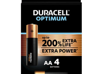 DURACELL BATTERIE OPTIMUM MN1500 STILO AA BLISTER DA PZ4