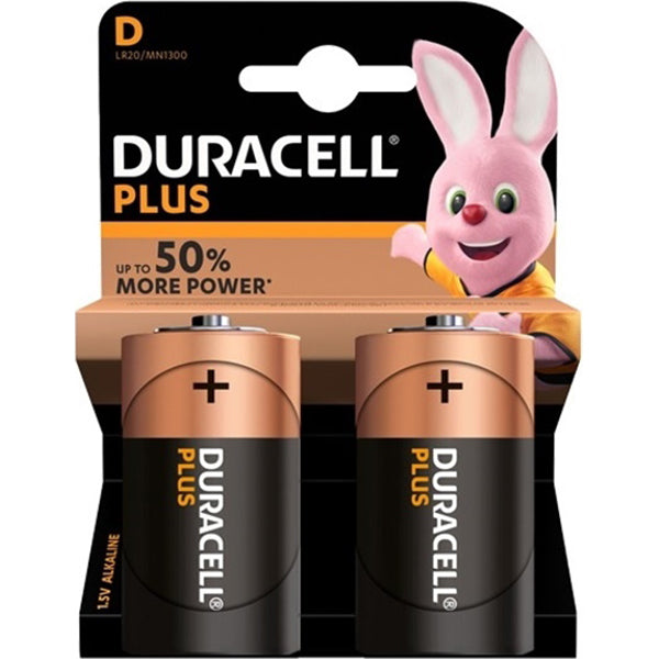 DURACELL BATTERIE PLUS100 MN1300 TORCIA BLISTER DA PZ2