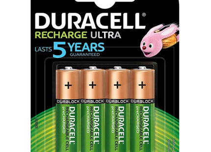 DURACELL BATTERIE RICARICABILI DURALOCK STILO AA BLISTER DA PZ4