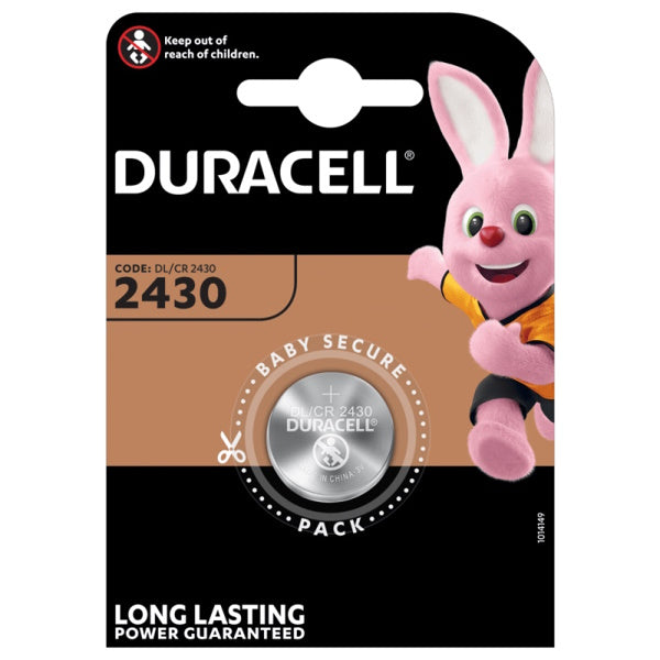 DURACELL BATTERIE 2430 SPECIALISTICHE PER ELETTRONICA BLISTER DA PZ1