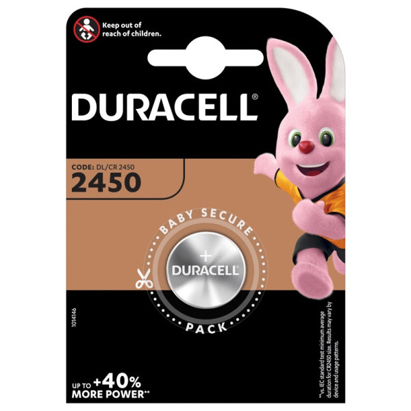 DURACELL BATTERIE 2450 SPECIALISTICHE PER ELETTRONICA BLISTER DA PZ1