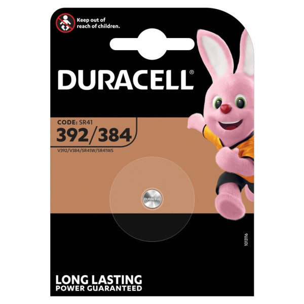 DURACELL BATTERIE  392/384 SPECIALISTICHE PER OROLOGI BLISTER DA PZ1