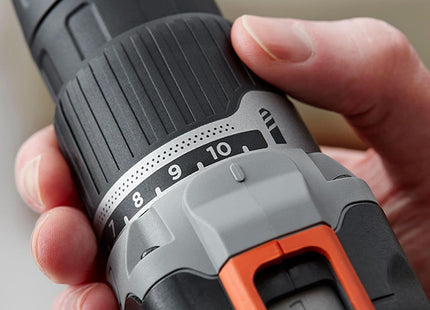 BLACK+DECKER TRAPANO AVVITATORE A PERCUSSIONE A BATTERIA 18V BCD003N*