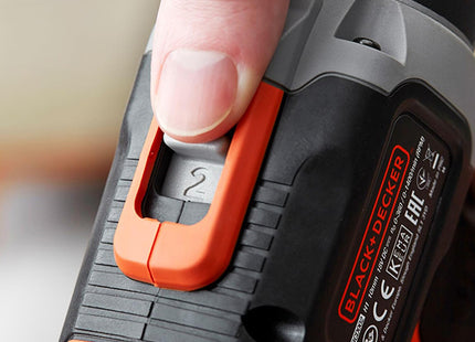 BLACK+DECKER TRAPANO AVVITATORE A PERCUSSIONE A BATTERIA 18V BCD003N*