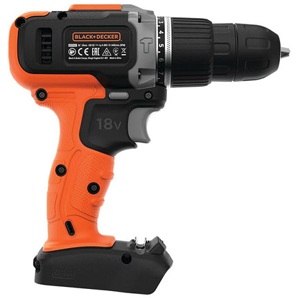 BLACK+DECKER TRAPANO AVVITATORE A PERCUSSIONE A BATTERIA 18V BCD003N*