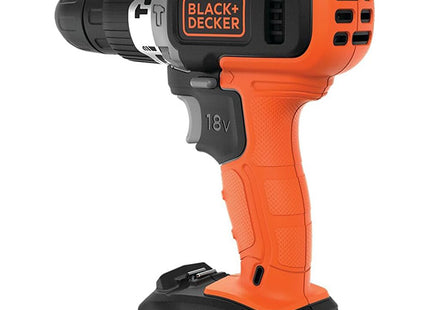 BLACK+DECKER TRAPANO AVVITATORE A PERCUSSIONE A BATTERIA 18V BCD003N*