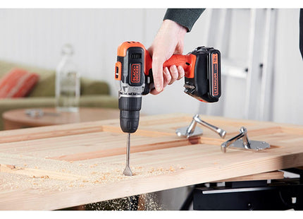 BLACK+DECKER TRAPANO AVVITATORE A PERCUSSIONE A BATTERIA 18V BCD003N*