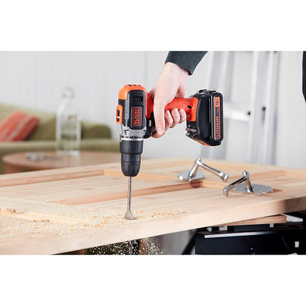 BLACK+DECKER TRAPANO AVVITATORE A PERCUSSIONE A BATTERIA 18V BCD003N*